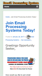 Mobile Screenshot of emailprocessingsystems.com
