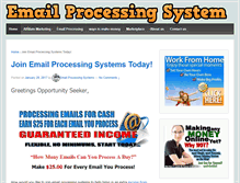 Tablet Screenshot of emailprocessingsystems.com